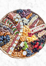 Load image into Gallery viewer, Large Circular Woven Charcuterie Tray
